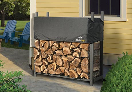 Brennholzgestell, Brennholzlagerung - Ultra Duty Firewood Rack-in-a-box Modell 4 - 120 - SL90474